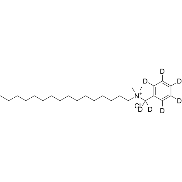 Cetalkonium Chloride-d7 Chemical Structure Cetalkonium Chloride-d7