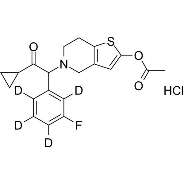 m-Fluoro Prasugrel-d4 hydrochloride