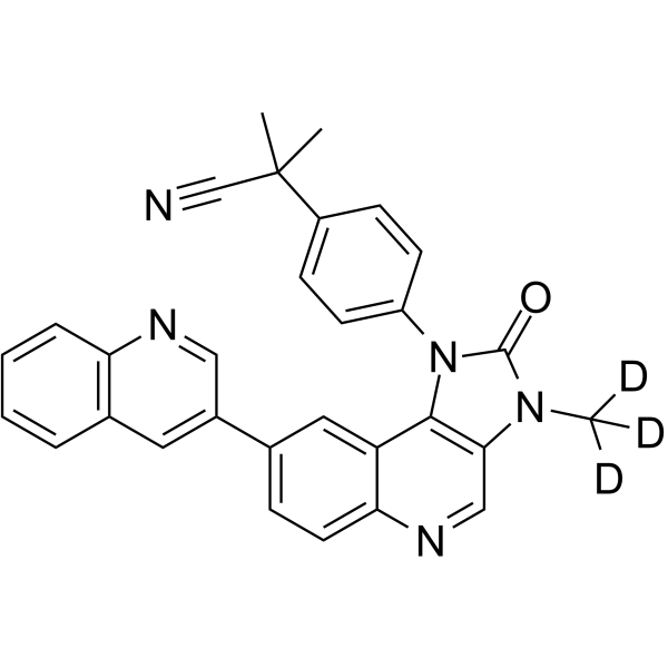 NVP-BEZ 235-D3 Chemical Structure NVP-BEZ 235-D3