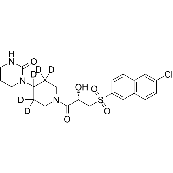 Letaxaban-d5 Chemical Structure Letaxaban-d5