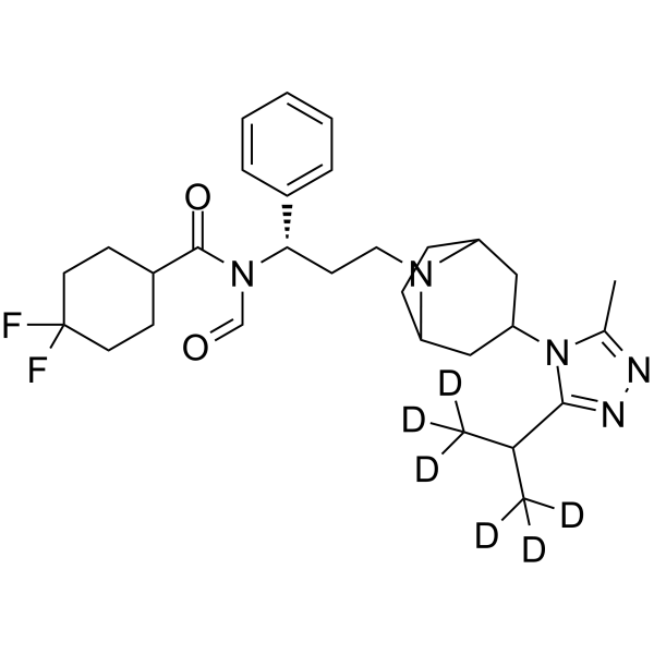 N-Formyl Maraviroc-d6 Chemical Structure N-Formyl Maraviroc-d6