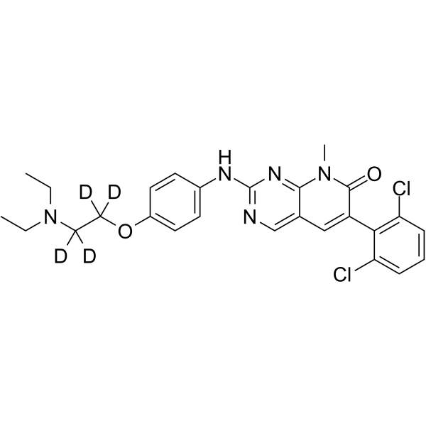 PD-166285-d4 Chemical Structure PD-166285-d4