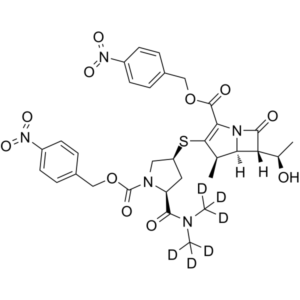 N-4-Nitrobenzyloxycarbonyl Meropenem-d6 4-Nitrobenzyl Ester