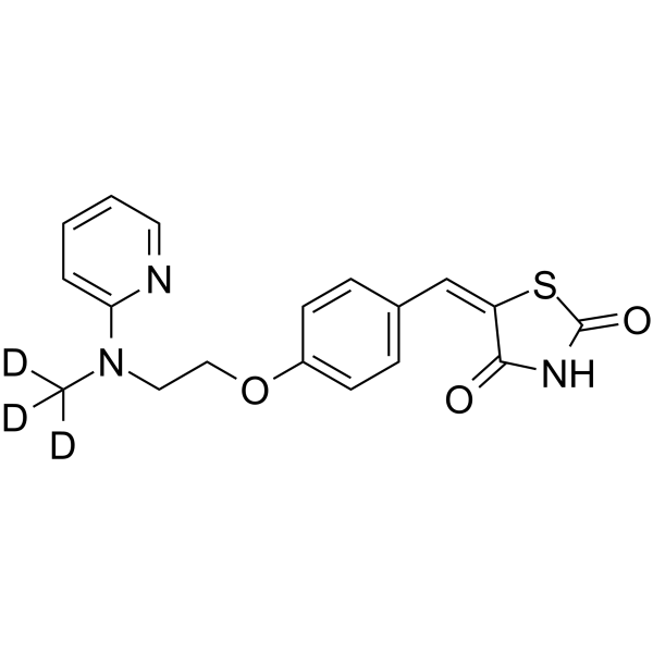 5-Methylidene Rosiglitazone-d3(Synonyms: 5-Methylidene BRL 49653-d3)