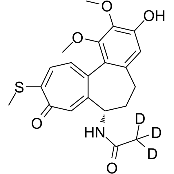 3-Demethyl Thiocolchicine-d3 Chemical Structure 3-Demethyl Thiocolchicine-d3