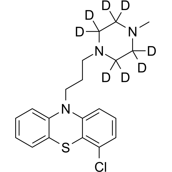 4-Chloro Perazine-d8 Chemical Structure 4-Chloro Perazine-d8