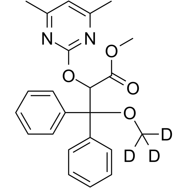 (Rac)-Ambrisentan-d3 Methyl Ester Chemical Structure (Rac)-Ambrisentan-d3 Methyl Ester