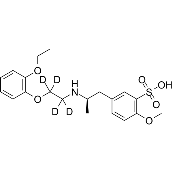 Tamsulosin Sulfonic Acid-d4 Chemical Structure Tamsulosin Sulfonic Acid-d4