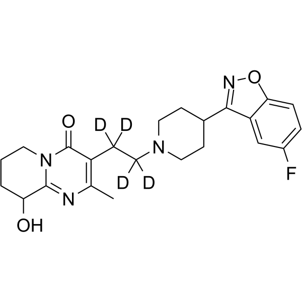 5-Fluoro Paliperidone-d4 Chemical Structure 5-Fluoro Paliperidone-d4