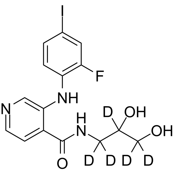 (Rac)-AS-703026-d5 Chemical Structure (Rac)-AS-703026-d5