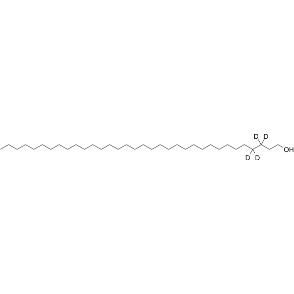 1-Tetratriacontanol-d4 Chemical Structure 1-Tetratriacontanol-d4