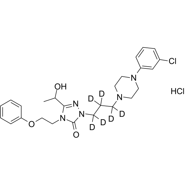 Hydroxy Nefazodone-d6 hydrochloride