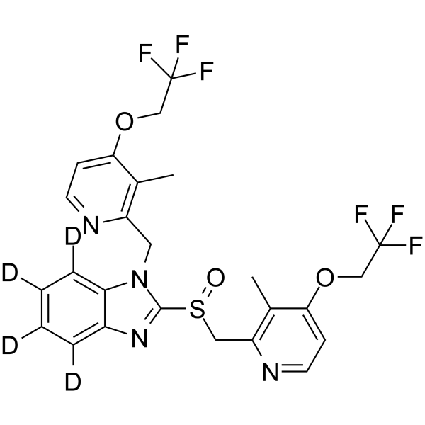 N-[3-Methyl-4-(2,2,2-trifluoroethoxy)-2-pyridinyl]methyl Lansoprazole-d4