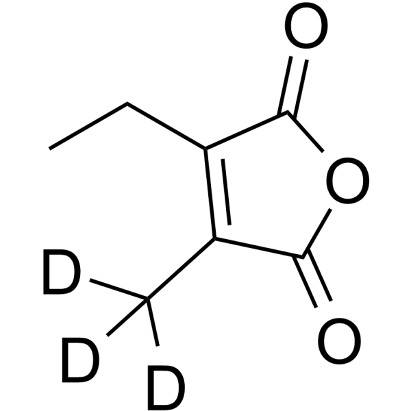 2-Ethyl-3-methylmaleic anhydride-d3 Chemical Structure 2-Ethyl-3-methylmaleic anhydride-d3