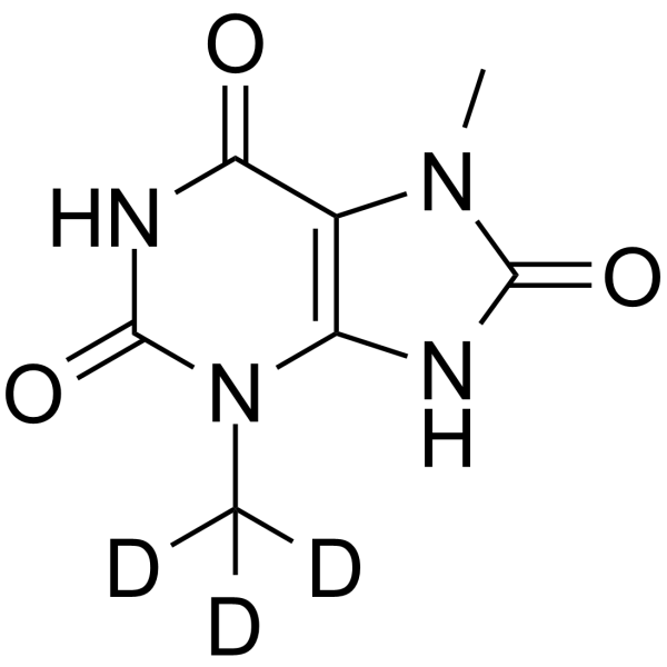 7-Methyl-3-methyluric acid-d3 Chemical Structure 7-Methyl-3-methyluric acid-d3