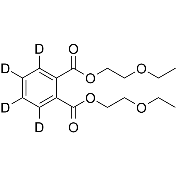 Bis(2-ethoxyethyl) phthalate-3,4,5,6-d4 Chemical Structure Bis(2-ethoxyethyl) phthalate-3,4,5,6-d4
