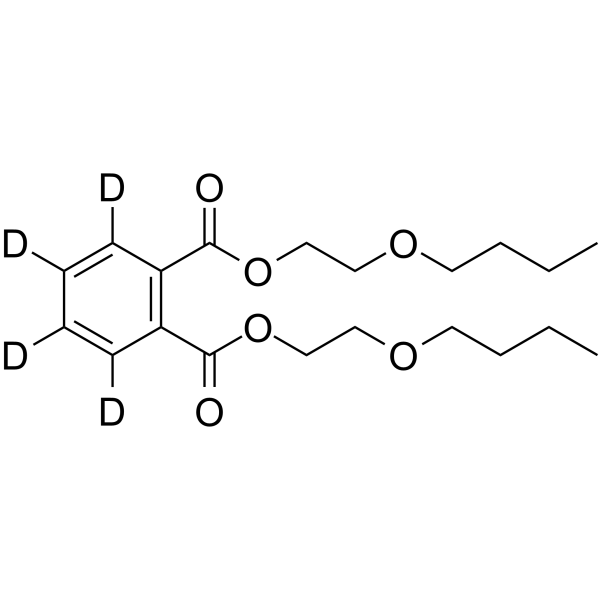 Bis(2-butoxyethyl) phthalate-d4 Chemical Structure Bis(2-butoxyethyl) phthalate-d4