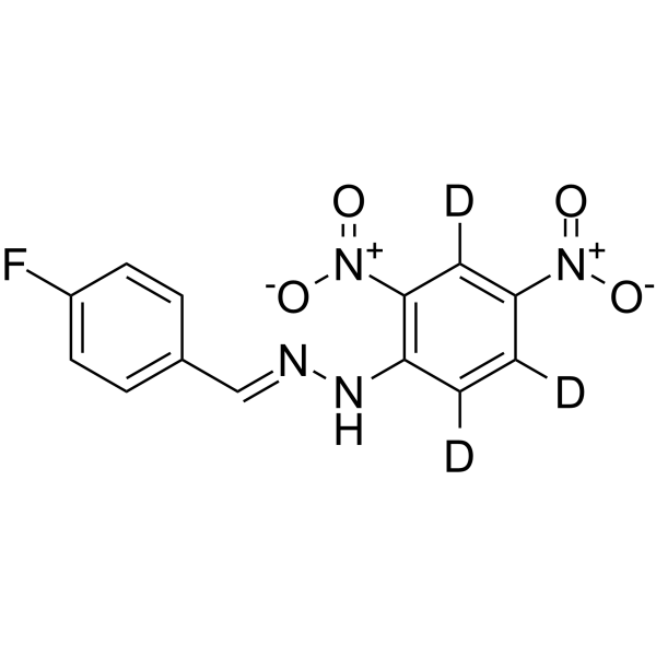 4-Fluorobenzaldehyde 2,4-dinitrophenylhydrazone-d3