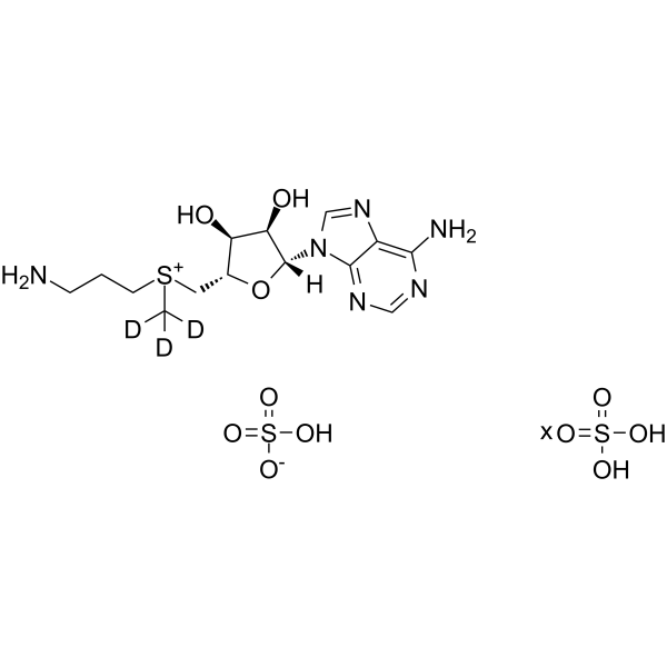 (S)-Adenosylmethionine decarboxylated-d3 (sulfuric) Chemical Structure (S)-Adenosylmethionine decarboxylated-d3 (sulfuric)