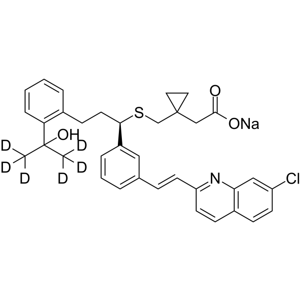 Montelukast-d6 sodium(Synonyms: MK0476-d6)