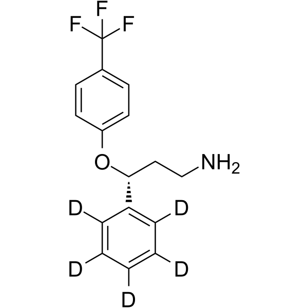 (R)-Norfluoxetine-d5 Chemical Structure (R)-Norfluoxetine-d5