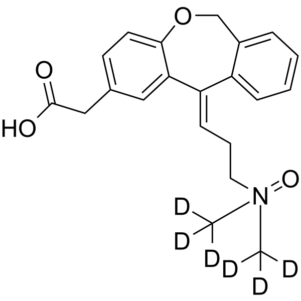 Olopatadine-d3 N-Oxide Chemical Structure Olopatadine-d3 N-Oxide