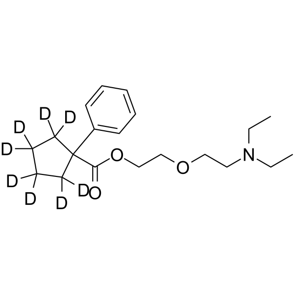 Pentoxyverine-d8 Chemical Structure Pentoxyverine-d8