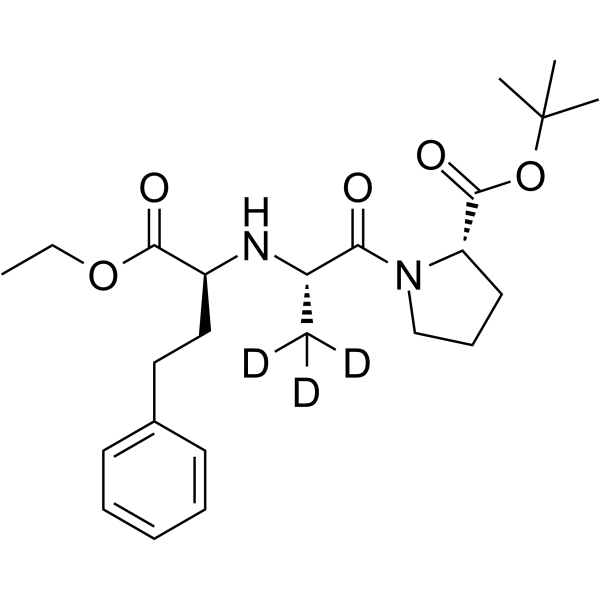 t-Butyl Enalapril-d3 Chemical Structure t-Butyl Enalapril-d3