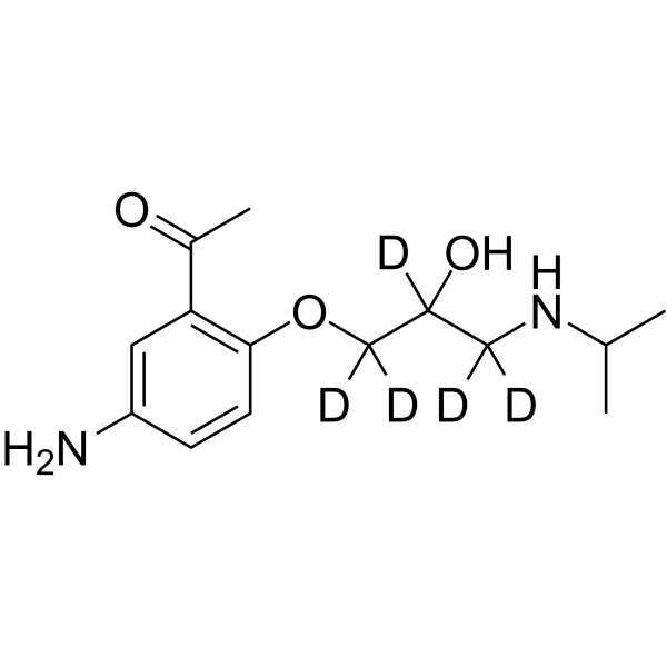N-Desbutyroyl Acebutolol-d5 Chemical Structure N-Desbutyroyl Acebutolol-d5