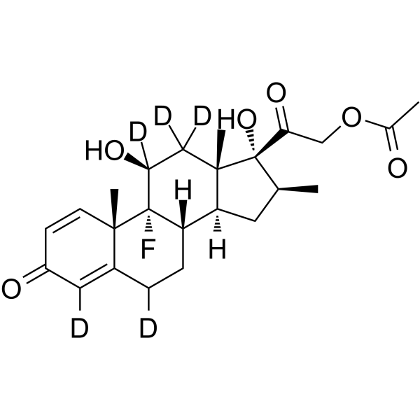 Betamethasone acetate-d5 Chemical Structure Betamethasone acetate-d5