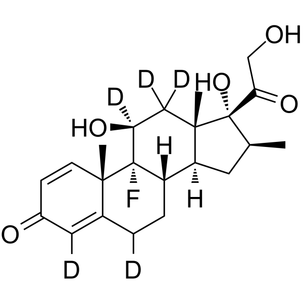 Betamethasone-d5-1 Chemical Structure Betamethasone-d5-1