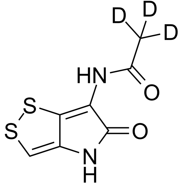 Holomycin-d3 Chemical Structure Holomycin-d3