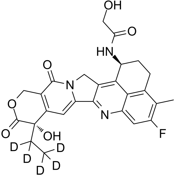 Dxd-d5 Chemical Structure Dxd-d5(Synonyms: Exatecan-d5 derivative for ADC)