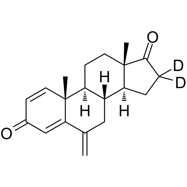Exemestane-D2 Chemical Structure Exemestane-D2(Synonyms: FCE 24304-D2; EXE-D2)