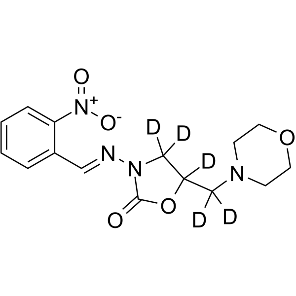 2-NP-AMOZ-d5 Chemical Structure 2-NP-AMOZ-d5