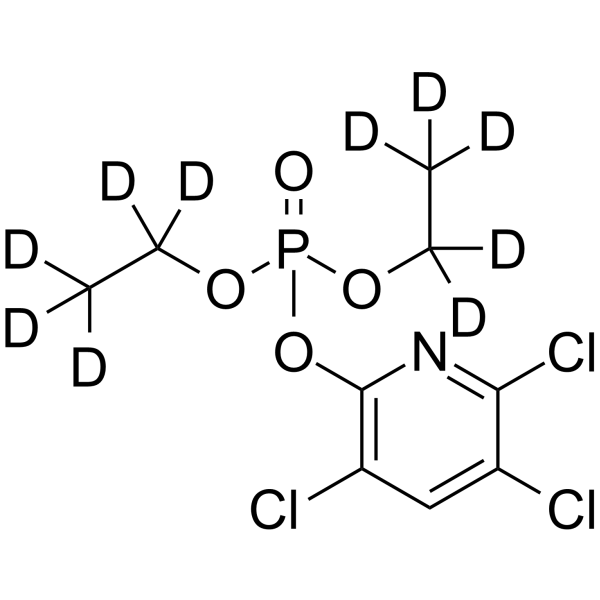 Chlorpyrifos-oxon-d10 Chemical Structure Chlorpyrifos-oxon-d10