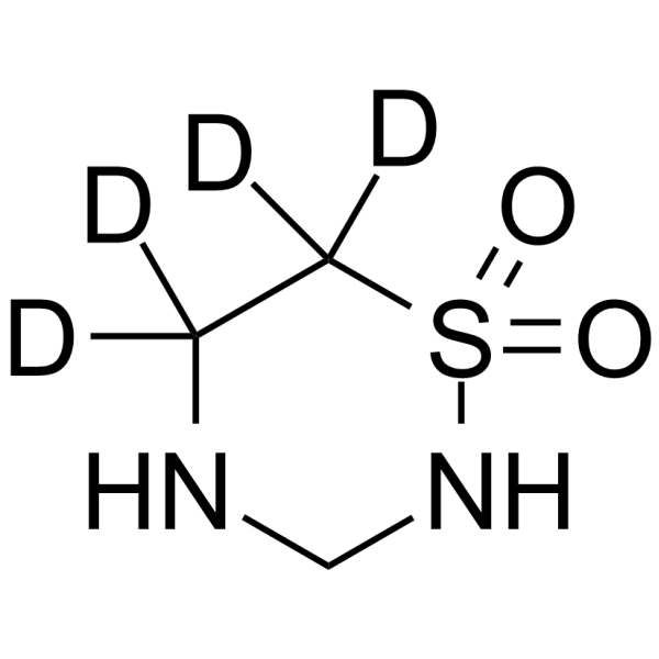 Taurultam-d4 Chemical Structure Taurultam-d4