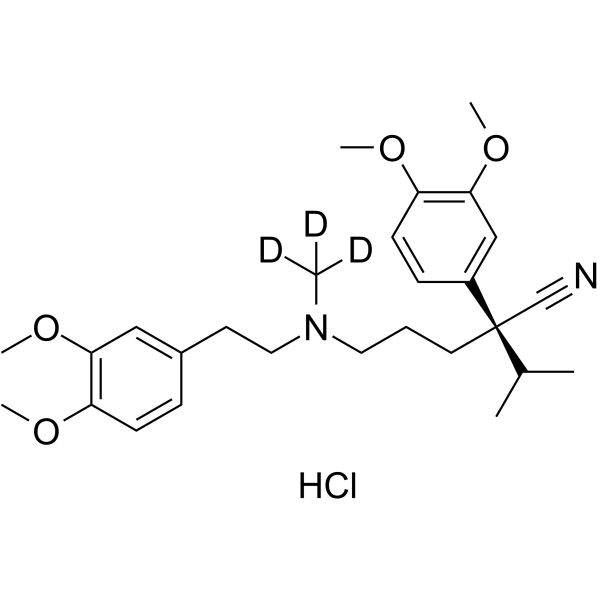 (S)-(-)-Verapamil-d3 hydrochloride