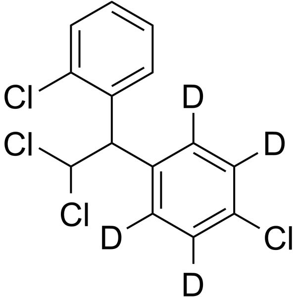 Mitotane-d4 Chemical Structure Mitotane-d4(Synonyms: 2,4′-DDD-d4; o,p