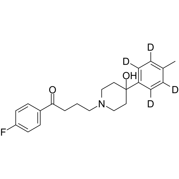 Moperone-d4 Chemical Structure Moperone-d4