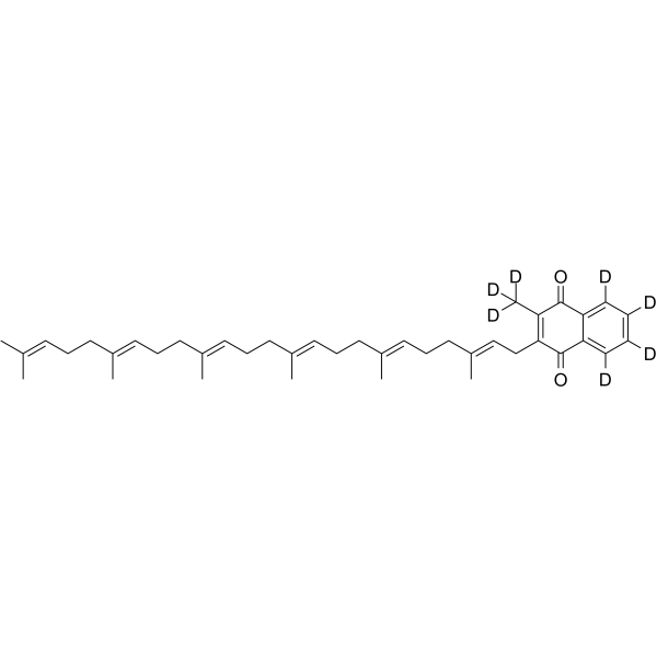 Menaquinone 6-d7 Chemical Structure Menaquinone 6-d7