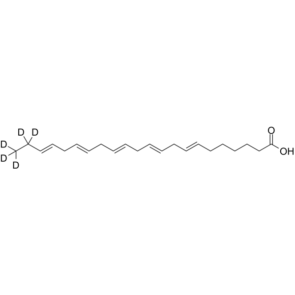 Docosapentaenoic acid-d5 Chemical Structure Docosapentaenoic acid-d5
