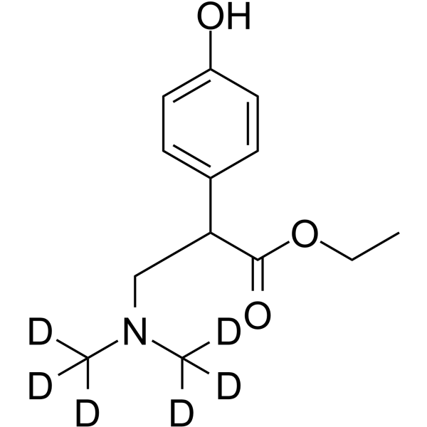 Decyclohexanol-ethoxycarbonyl-O-desmethyl Venlafaxine-d6 Chemical Structure Decyclohexanol-ethoxycarbonyl-O-desmethyl Venlafaxine-d6