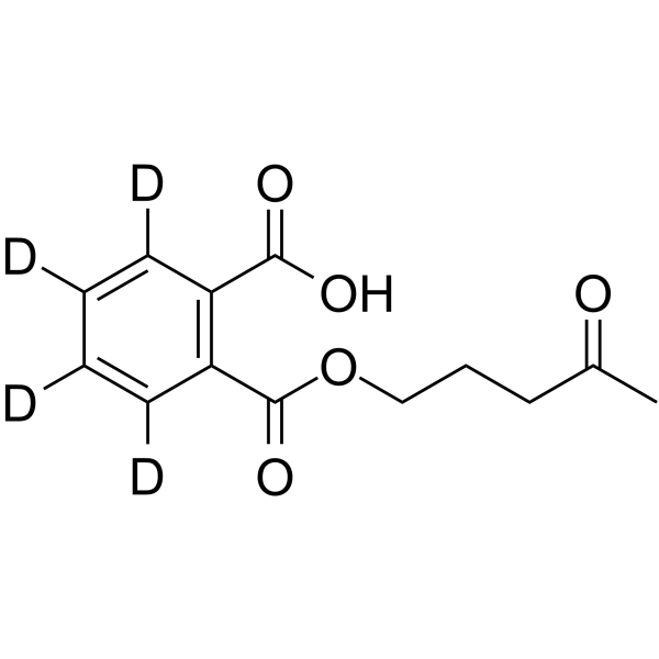 Mono(4-oxopentyl)phthalate-d4 Chemical Structure Mono(4-oxopentyl)phthalate-d4