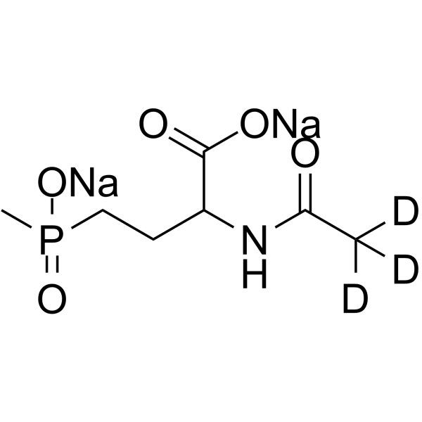 N-Acetyl glufosinate-d3 sodium Chemical Structure N-Acetyl glufosinate-d3 sodium