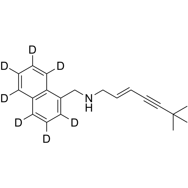 N-Desmethyl Terbinafine-d7 Chemical Structure N-Desmethyl Terbinafine-d7