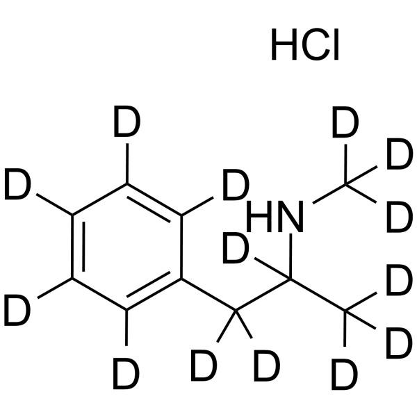 (±)-Methamphetamine-d14 hydrochloride Chemical Structure (±)-Methamphetamine-d14 hydrochloride
