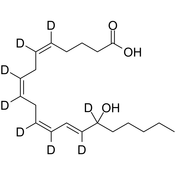 (±)15-HETE-d8 Chemical Structure (±)15-HETE-d8