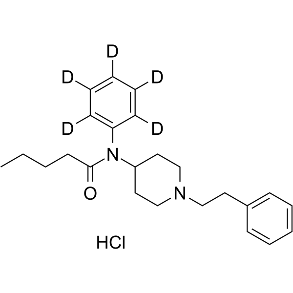 Valeryl fentanyl-d5 hydrochloride Chemical Structure Valeryl fentanyl-d5 hydrochloride