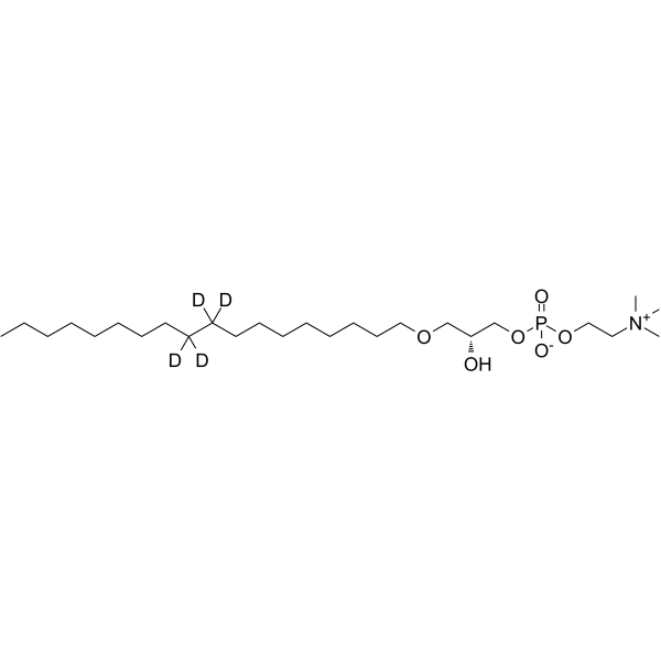 Lyso-PAF C-18-d4 Chemical Structure Lyso-PAF C-18-d4